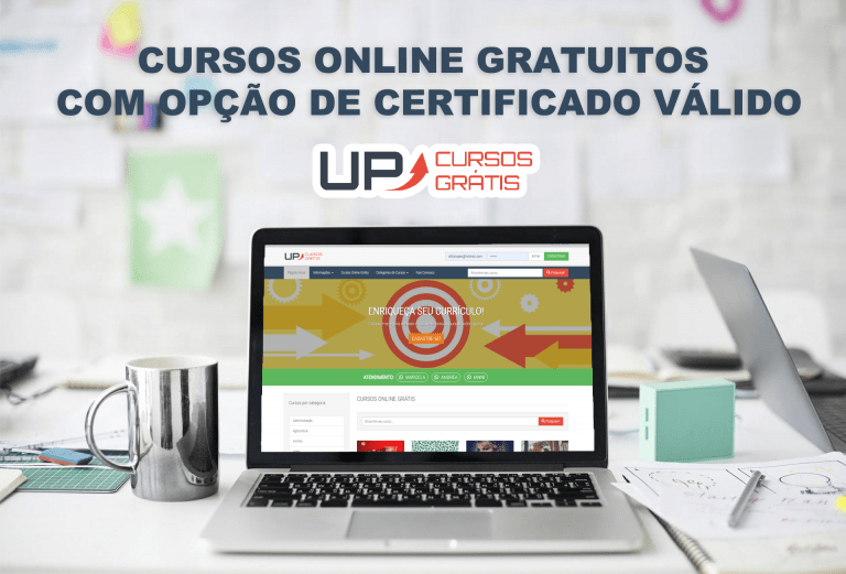 UP Cursos Grátis Aqui você encontra Cursos Certificado Gratis