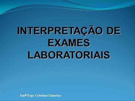 Curso de Interpretação de Exames Laboratoriais grátis e online