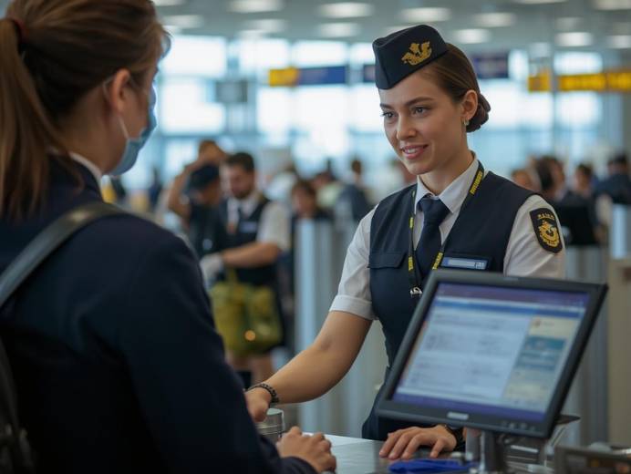 Curso online grátis de Atendente Aeroportuário.