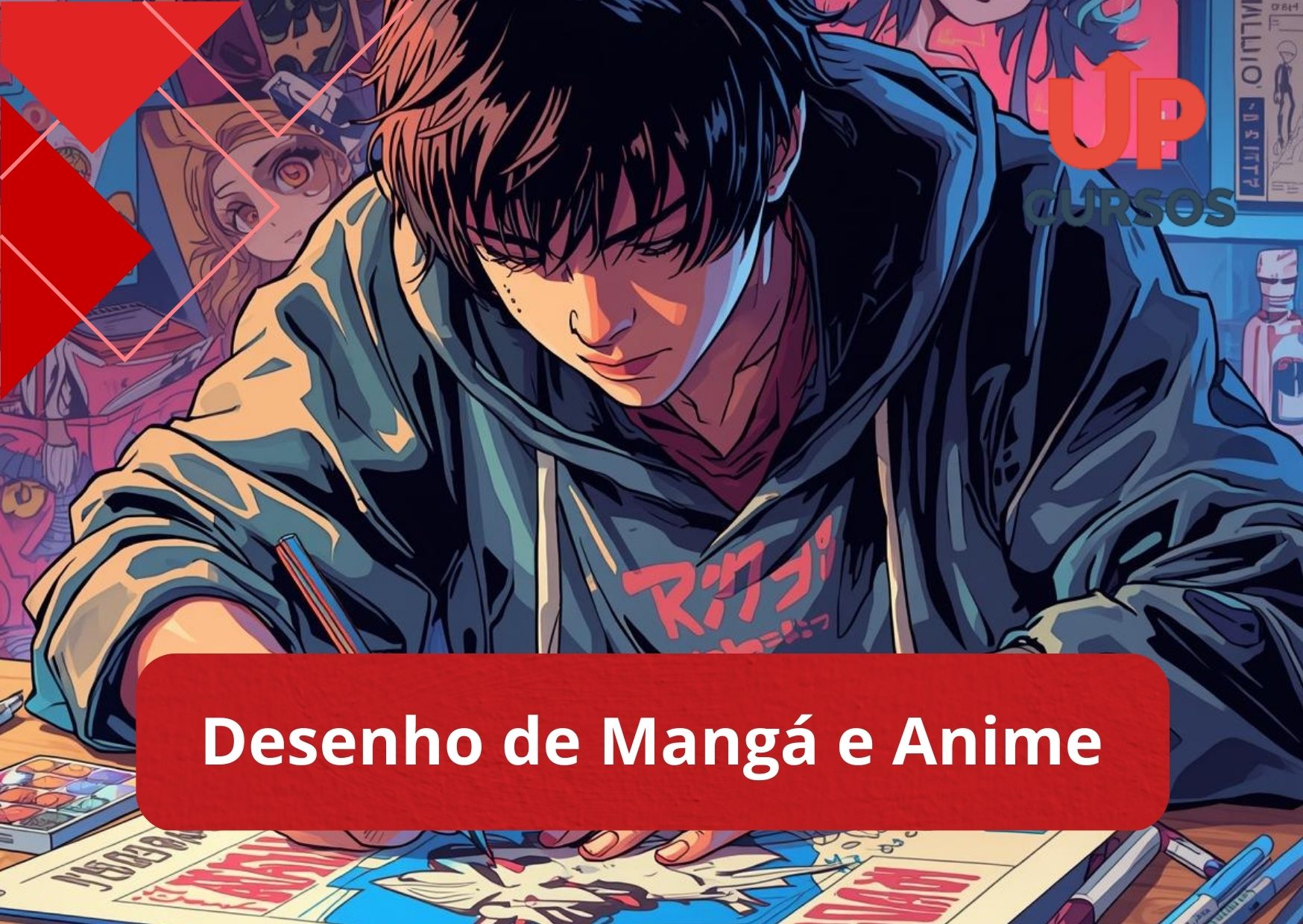 Curso online grátis de Desenho de Mangá e Anime
