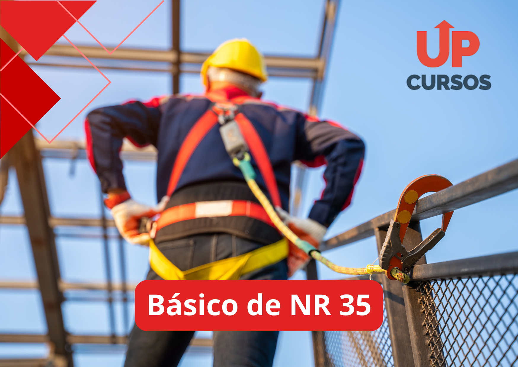 Curso online grátis de Básico de NR 35 - Trabalho em Altura