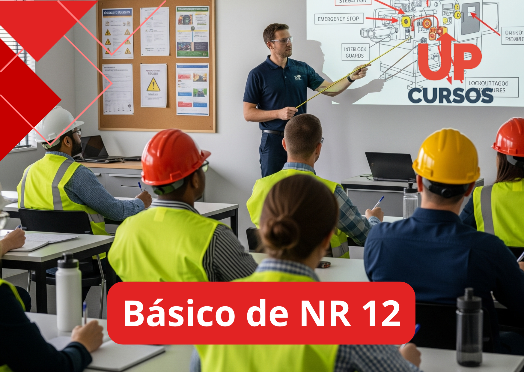 Curso online grátis de Básico de NR 12 - Segurança no Trabalho em Máquinas e Equipamentos