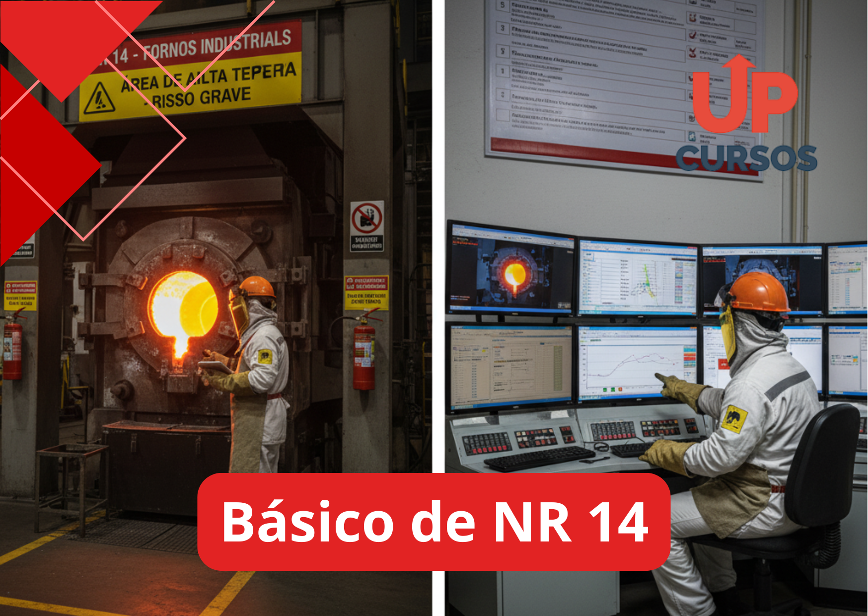 Curso online grátis de Básico de NR 14 - Fornos